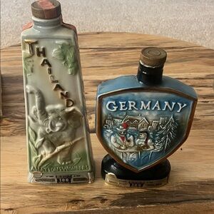 Jim Beam  2 vintage bottles